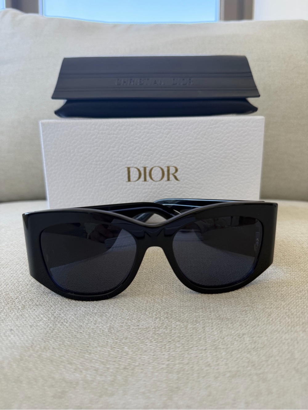 DiorNuit S1I D-frame two-tone acetate sunglasses